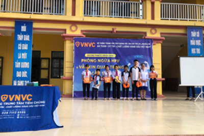 TRƯỜNG THCS HOÀNG NAM TUYÊN TRUYỀN TIÊM CHỦNG VẮC XIN HPV